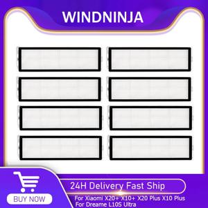 드림 L10S 울트라 필터 코어용 Hape 필터 부품, 샤오미 로봇 진공청소기 X20+ X10+ X20 Plus X10 Plus 교체 필터