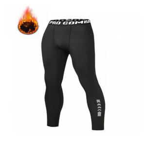 남성용 따뜻한 압박 레깅스, 스포츠 트레이닝 팬츠, 드라이 러닝 레깅스