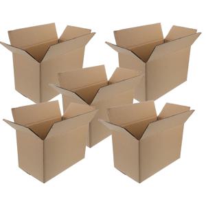 5개 골판지 익스프레스 카톤 포장 상자 패키지 압축 우편물 골판지