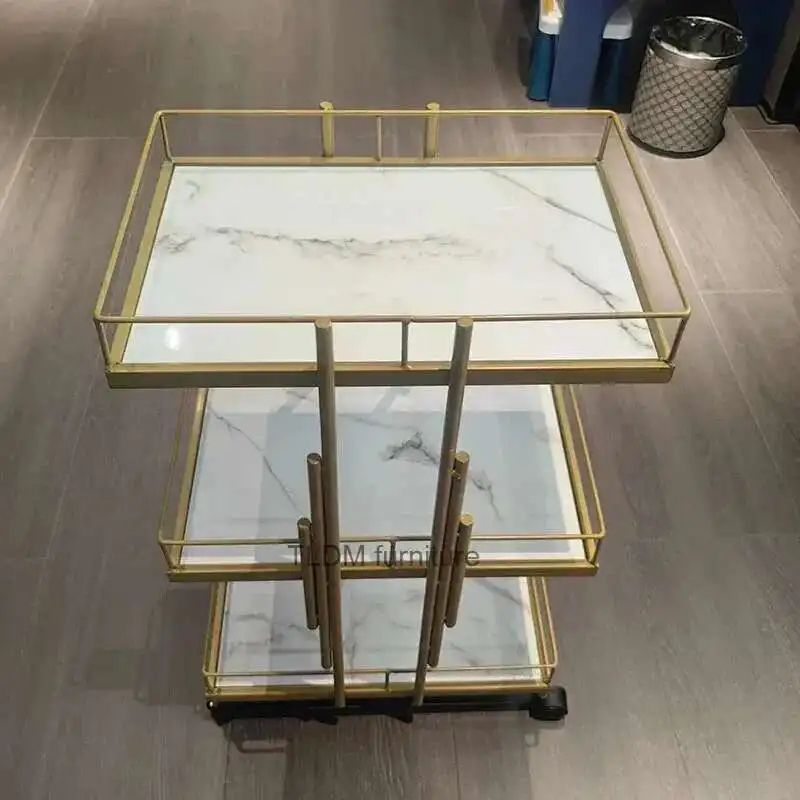 뷰티 카트 뷰티 살롱 특수 보관 랙 라이트 럭셔리 네일 속눈썹 트롤리, 헤어 염색 도구 카트, 주방 섬 트롤리