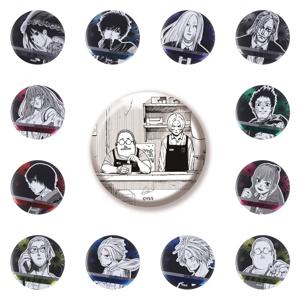 58mm 애니메이션 타로 사카모토 데이즈 아사쿠라 신 나가무 요이치 루 샤오탕 코스프레 의상 배지 핀 SPTE Tinplate 브로치 소품 선물