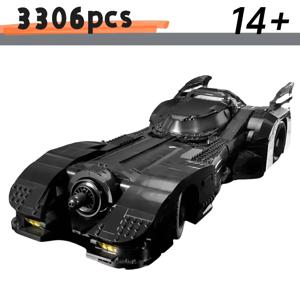 3306PCS1989 고담 시티 클래식 배트모빌 블록 76139-영화 슈퍼카 모델 브릭 어린이 장난감 선물