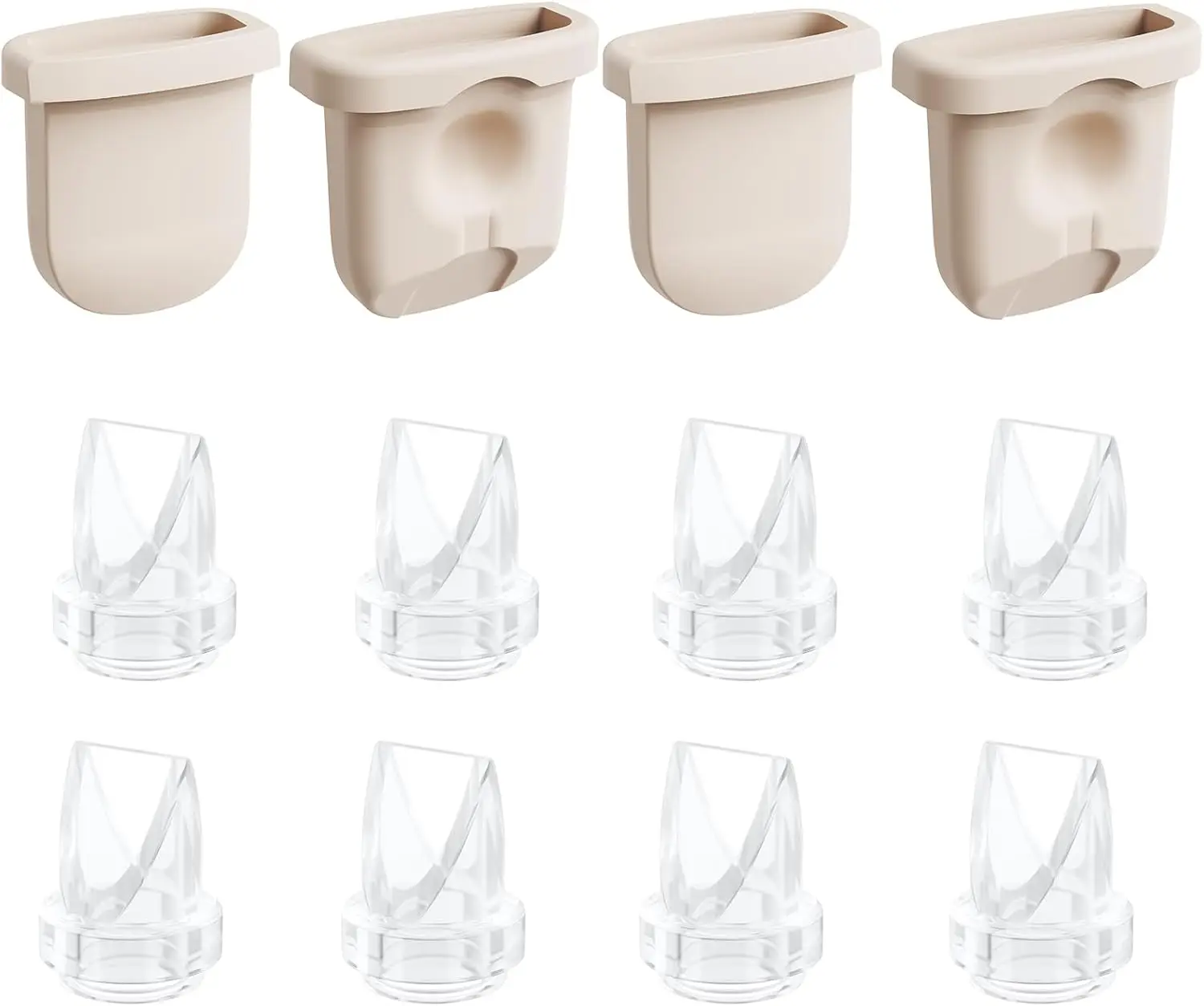 유피 S1 Pro/S1/E10/E20 웨어러블 유축기와 호환되는 유축기 부품, 덕빌 밸브 및 실리콘 다이어프램