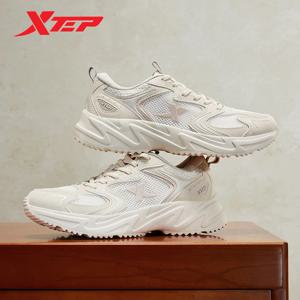 Xtep 여성용 캐주얼 신발, 내마모성 스포츠 신발, 트레킹 빈티지 안정성 스니커즈, 2024 여름 876218320019