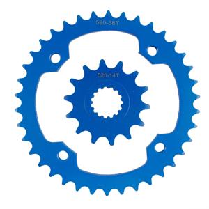 Yamaha Raptor 700 YFM700 YFM700R 2006-2016 38T용 ATV 전면 및 후면 스프로킷