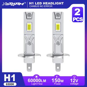 XSTORM H1 LED 헤드 라이트 전구 60000LM 150W 높은 전력 자동 안개 램프 6500K 12V Led 조명 자동차 헤드 램프 운전 램프