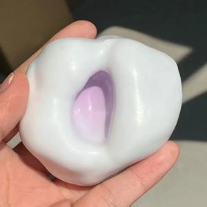 Squishy Relax Ball, 슈퍼 소프트 끈적 끈적한 수제 스트레스 릴리프 장난감, 어린이 성인을위한 얼음 피부 연성 스퀴즈 볼, 불안 방지