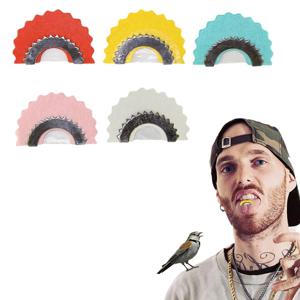 버드 호루라기 마법의 새 호출기 혀 호루라기, 금속 표시, 창의력 재미, 하이 옥타브 음성 제작, 5 개