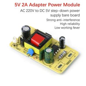 1PC 5V 2A 어댑터 AC 220V ~ DC 5V 스위칭 전원 공급 장치 모듈 스텝다운 전원 공급 장치 보드