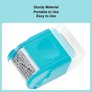 주소 차단기 롤러 스탬프 개인 정보 보호 정보 차단기 우편물 작성 문서용 도난 방지 기밀 롤러 스탬프