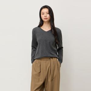 [본사] [Online Exclusive] 캐시미어 브이넥 니트_SAKPE4561CG