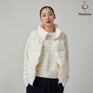 [최초가 118000원] 하이넥 집업 패딩 베스트_EDVTW224005