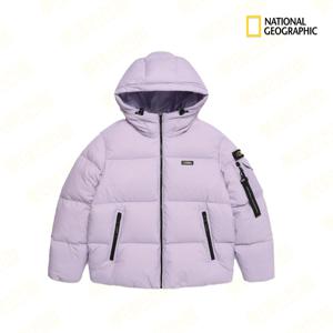 내셔널지오그래픽 여성 골든몰 숏기장 구스 다운 후디 점퍼 N224WDW120