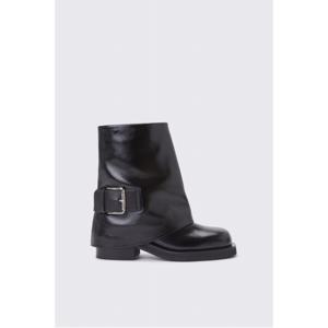 [단독 선오픈][정상가 498,000원] 폴드 오버 앵클 부츠(black)_DW3CW25602BLK