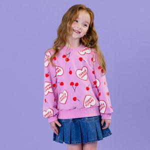 하트체리 맨투맨 티 JWFTO52