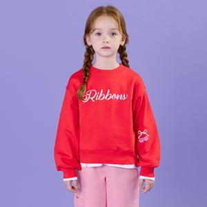 리본체리 크롭 맨투맨 티 JWFTO33