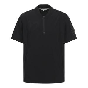 [마스터바니] 남성 심볼 펀칭 하프 집업 반팔 티셔츠 411C3JP201