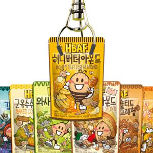 (신선집중)  HBAF 바프 아몬드 100-120g 5봉 골라담기 | 허니버터아몬드