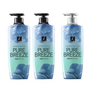 엘라스틴 퍼퓸 퓨어브리즈 샴푸 600ml 2개+컨디셔너 600ml