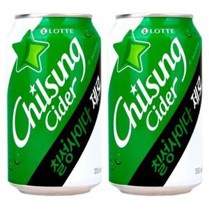 롯데 칠성사이다 제로 355ml x 48캔 (24캔x2박스)