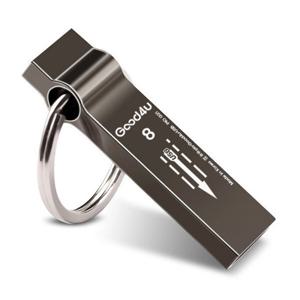 굿포유 PIO G21 메탈 키링 USB메모리 8GB 샤인 그레이 기업.학교 판촉및 홍보용 기념품 대량인쇄 무료