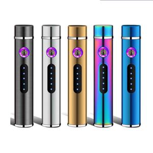 USB 플라즈마 라이터 원형 LED 라이타 전기 충전용