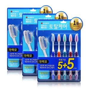 페리오 토탈 케어 탄력모 칫솔 10입 3세트