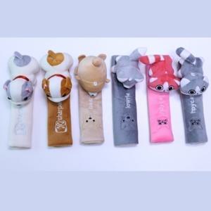 1+1 자동차 안전벨트커버 귀여운인형 차량인테리어용품 자동차꾸미기 커플 벨트덮개 1+1 행사 중