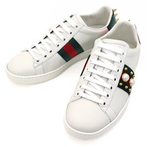 GUCCI 구찌에이스 스터드로우탑 스니커즈 431887 02JP0 9064