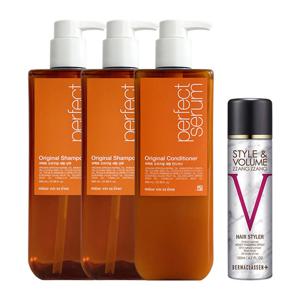 [미쟝센]미쟝센 퍼펙트세럼 오리지널 샴푸 680ml x2 + 컨디셔너