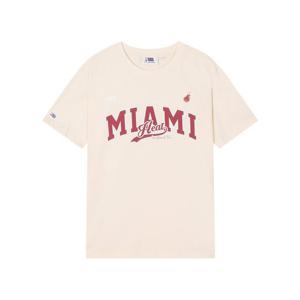 [NBA]MIA 트래블 아치형 반팔 티셔츠(N242TS072P)
