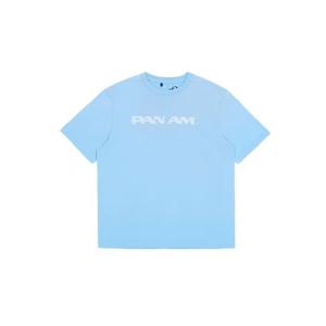 [팬암]쿨맥스 PAN AM 로고 반팔티셔츠 라이트블루 PPBCRT11050LU