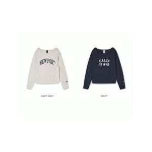 [후아유] 캘리 로우컷 맨투맨 / Cali Raw Cut Sweatshirt(Loose Fit) WHMWF4T92F