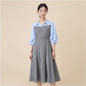 [린(의류)]앰비션 배색 원피스 LGOPOD9500