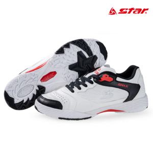 [스타]스타 큐맥스 입문용 발편한 족구화 블랙 JS7200-03