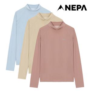 네파 여성 도노 하이넥 메쉬 라운드티셔츠 7L45369