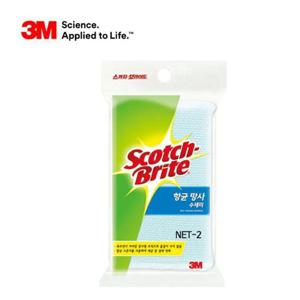 스카치브라이트 수세미 3M 스카치브라이트 항균 망사수세미 NET-2 2개입