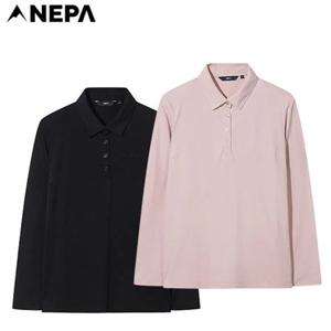 네파[택가 189.000원](7L65233) 여성 가을겨울 간절기 캐논치노 긴팔 폴로 카라티셔츠