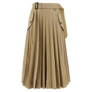 사카이 숏 스커트 SCW214651 Beige