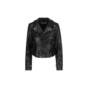 골든구스   여성 가죽 자켓 SS25 GWP02137P00119590100 4938270 Black