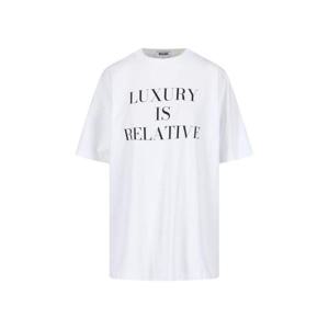 모스키노 긴팔 티셔츠 252D 0701 54421001 WHITE