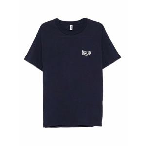 [MOSCHINO] 라프리마 남성 티셔츠 코튼 숏슬리브 위드 로고 A070493120290 Blue /8