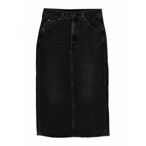 [LEVIS] 라프리마 여성 니 Length 미디 데님 스커트 001VH0004 블랙 /8