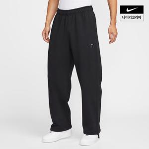 [나이키] 솔로 스우시 남성 플리스 오픈 헴 팬츠 HV1091-010