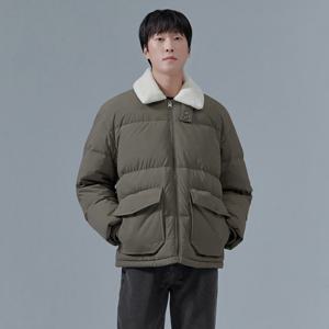남성 보아 퍼 카라 패딩 점퍼-CFRK4721D0X