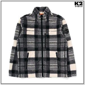 [백화점][K2] KMU23160OM 남성용 간절기 비숑 체크 플리스 자켓