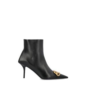 Balenciaga 로고 플라크 포인티드 토 앵클 부츠 764445WAWNC 1088 TP948070738