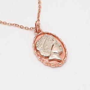 14k 엘리쟈베스 코인 콤비 목걸이 OPDLN3626