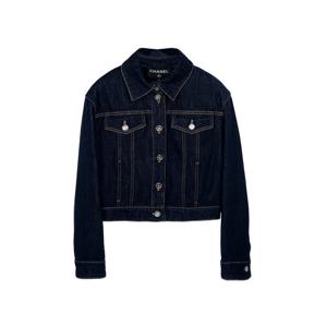 [엘러브] 샤넬 25C 워싱 데님 블루종 36 다크블루 5ET0008