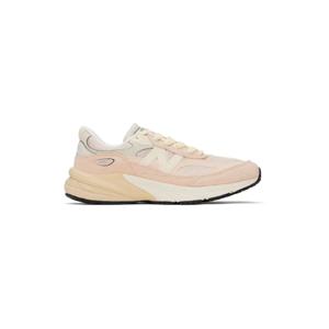 뉴발란스 스니커즈 핑크   베이지 메이드 인 USA 990v6 스니커즈 242402M237078